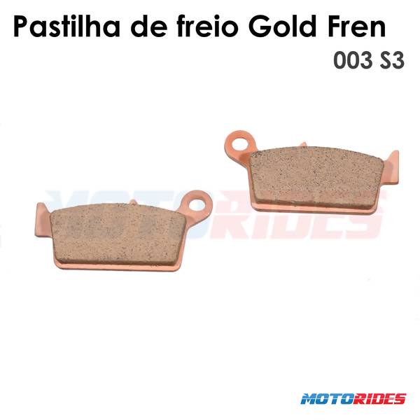 Pastilha de freio Gold Fren 003 S3